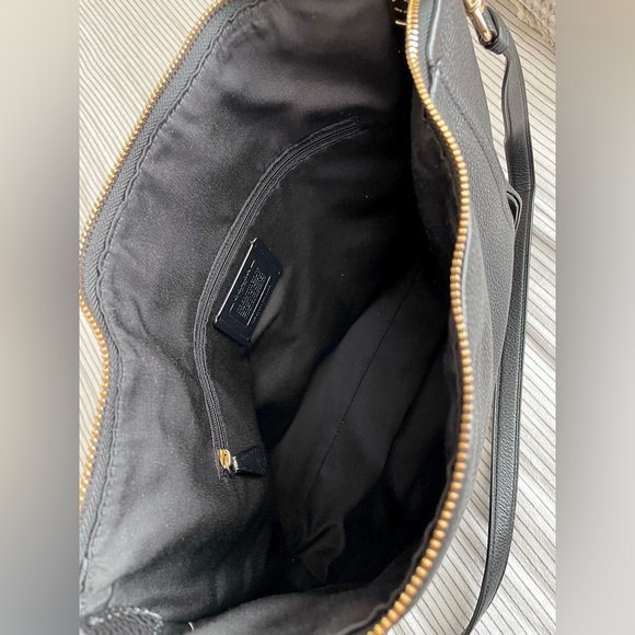 Coach Marlon Hobo Leather Tote Bag - Picture 13 of 15